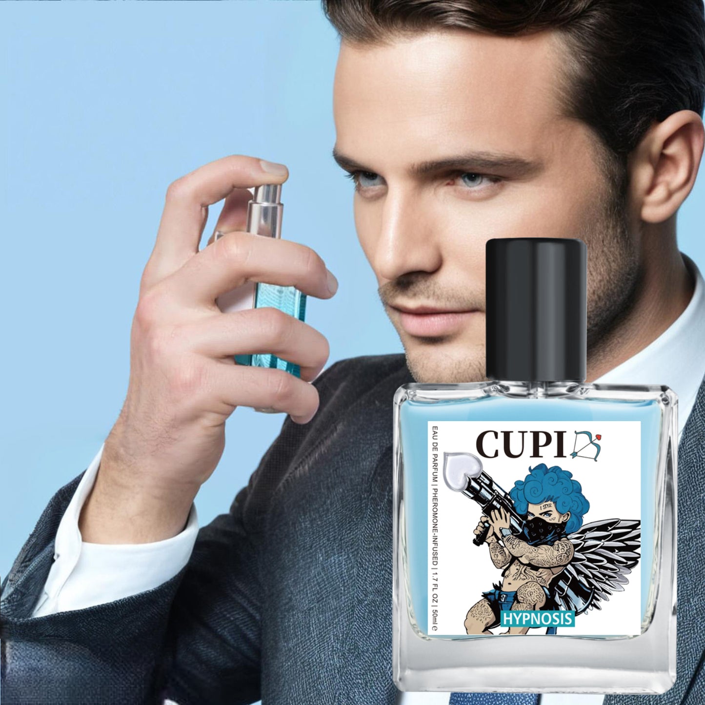 CUPI Hypnosis men's fragrance lifestyle image