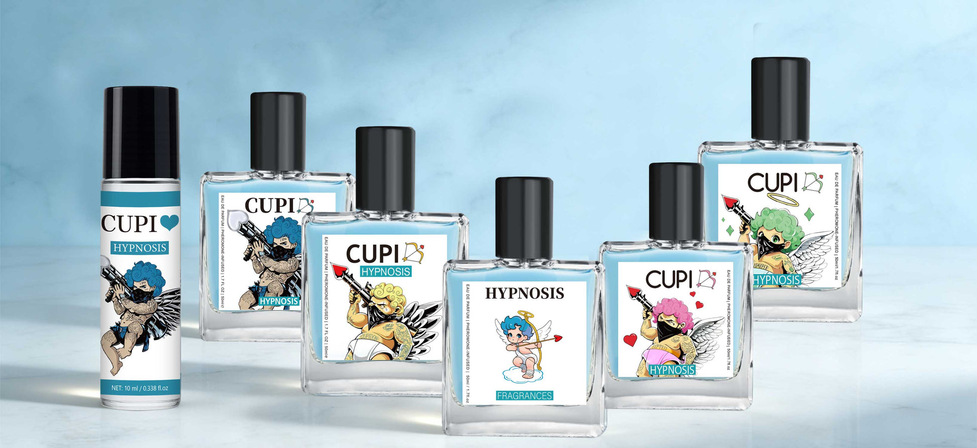 CUPI Hypnosis six-piece fragrance gift set