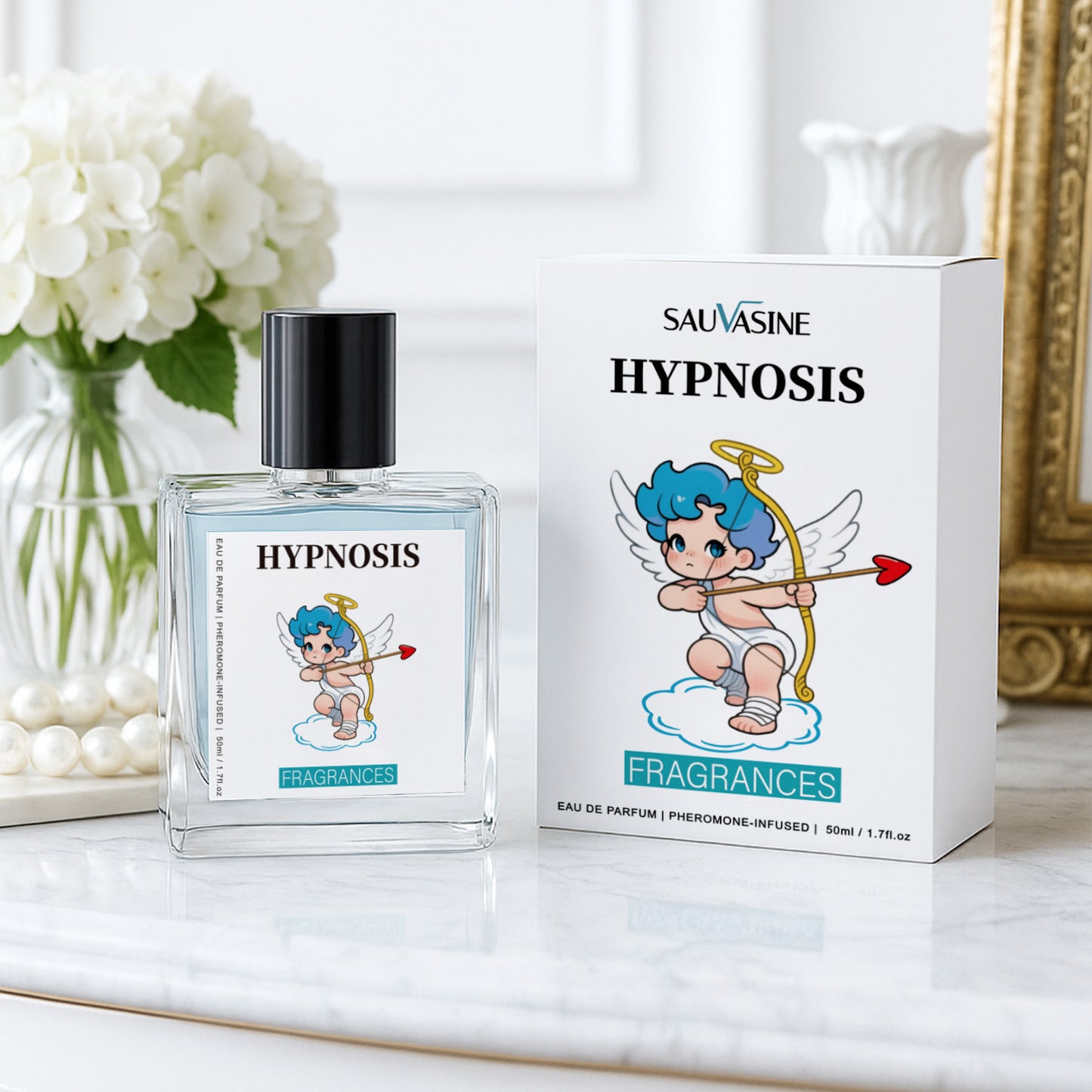 SAUVASINE Hypnosis 50mL Eau de Parfum displayed with its box